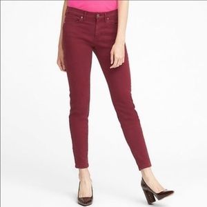 Banana Republic Maroon Jeans Size 2
